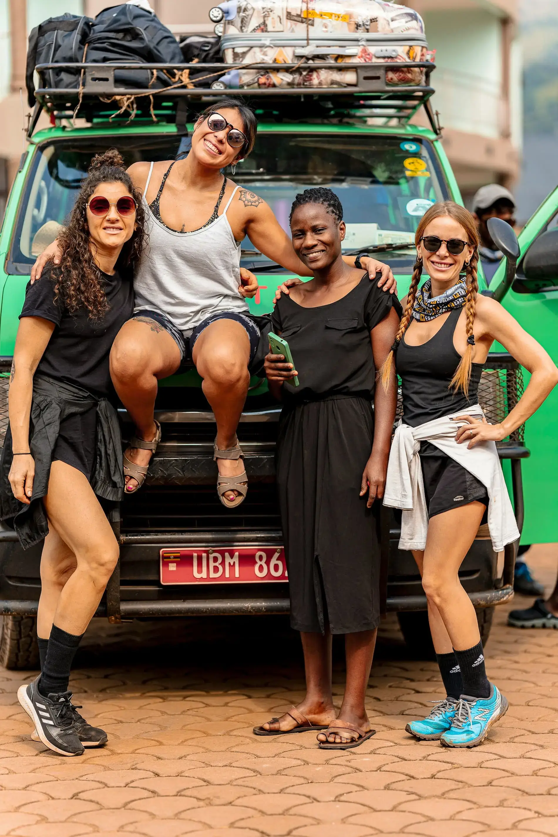 Friends traveling together
